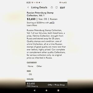 Russian Petersburg Stamp Collection. Vol.2 of two Volumes. Quality, Rare.